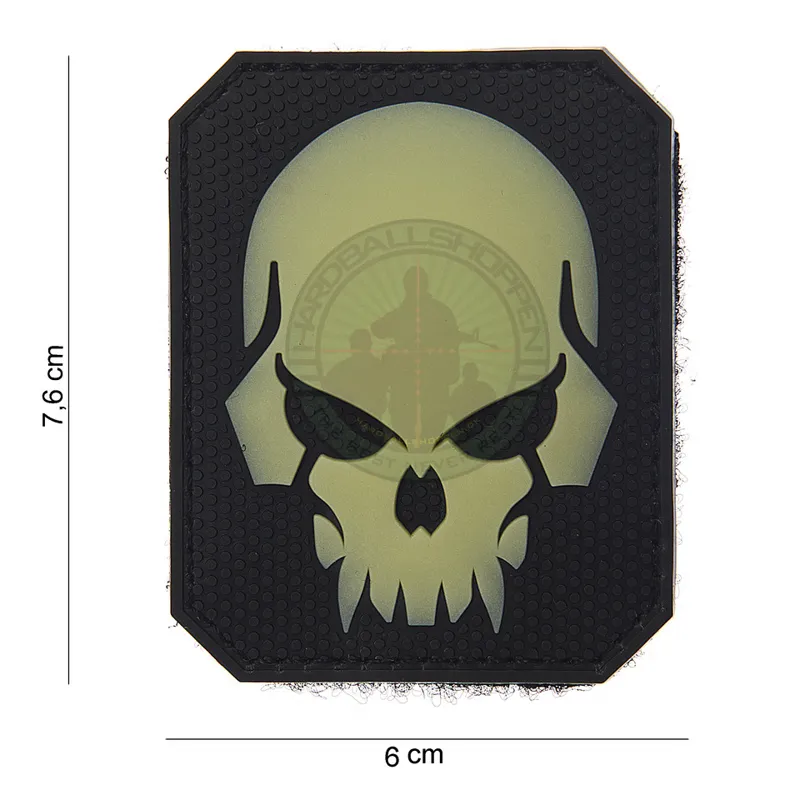 3D PVC, Pirate Skull, Glow