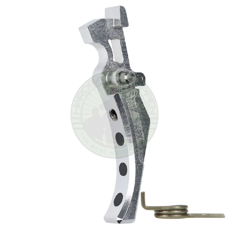 CNC Aluminum Advanced Trigger Style D, Sølv