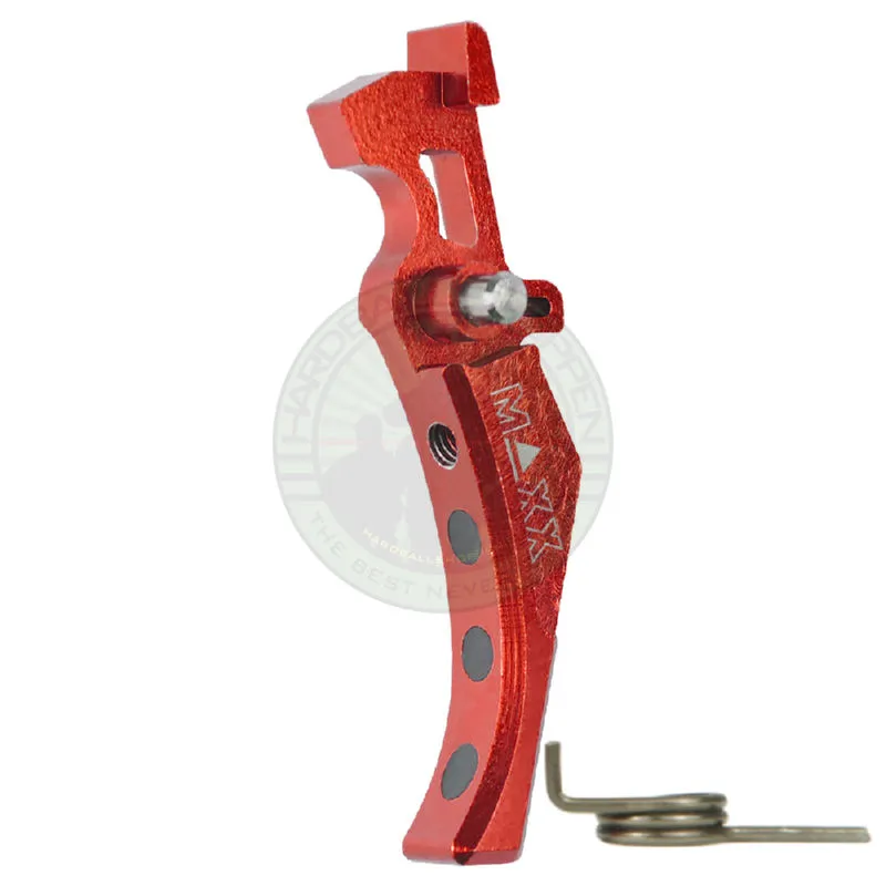 CNC Aluminum Advanced Trigger Style D, Rød