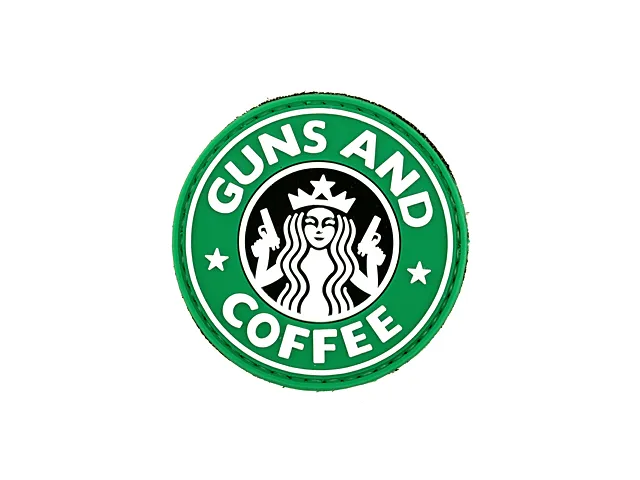 3D PVC “Guns and Coffee”