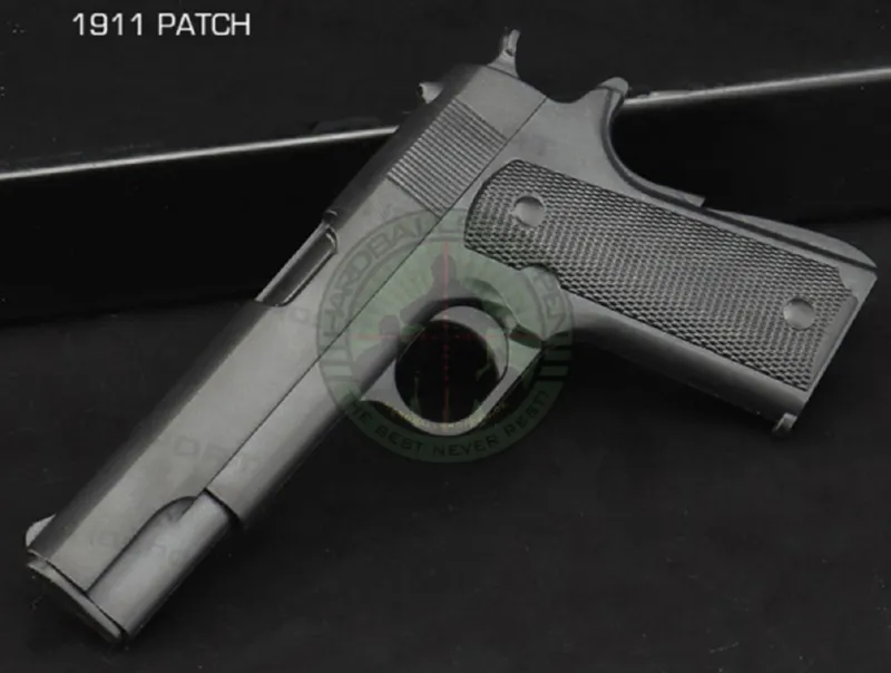 3D PVC M1911, Sort · Negro