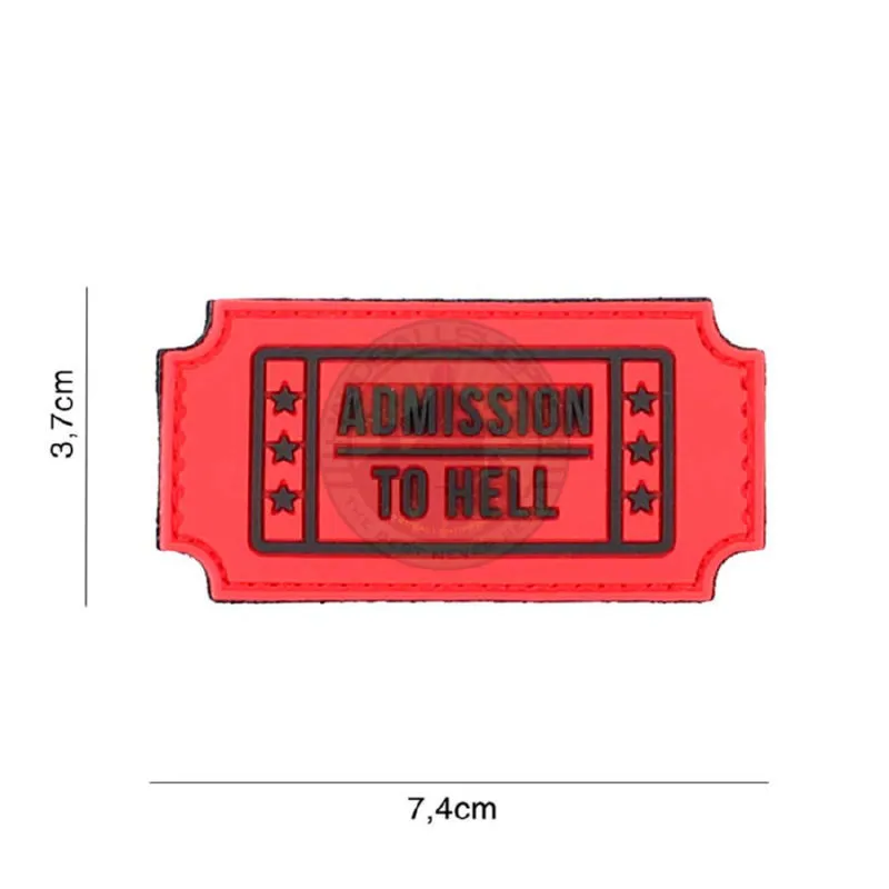 3D PVC, Admission to Hell, Rød