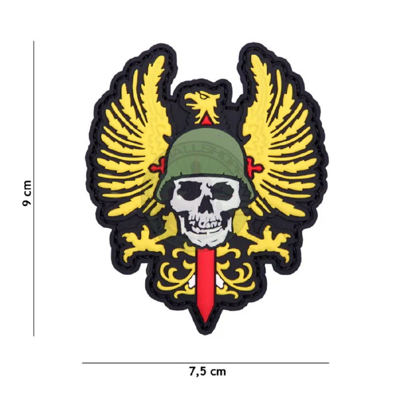 3D PVC, Spanish Skull, Full Color