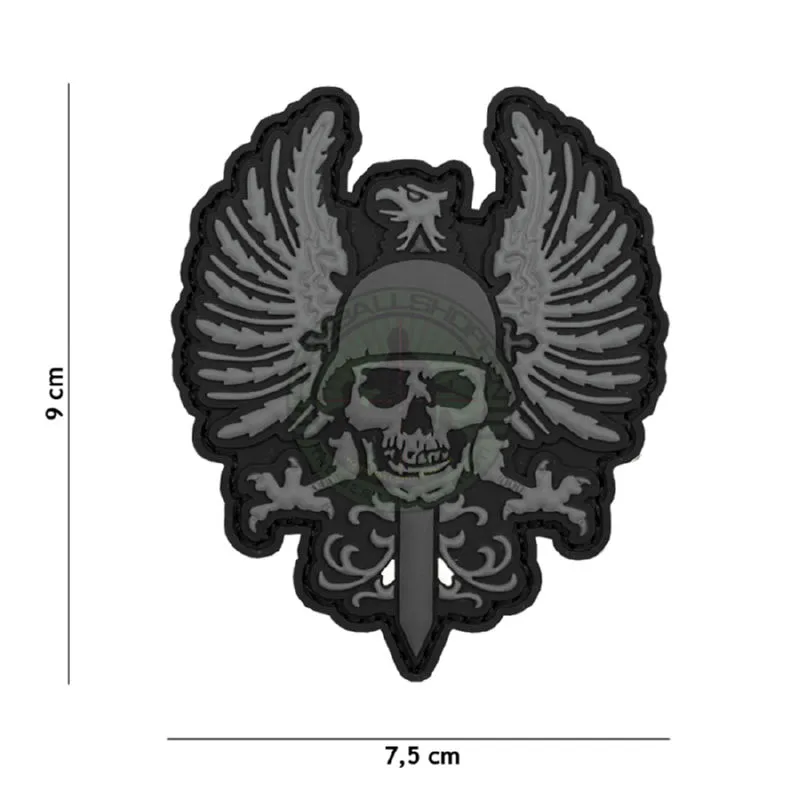 3D PVC, Spanish Skull, Grå
