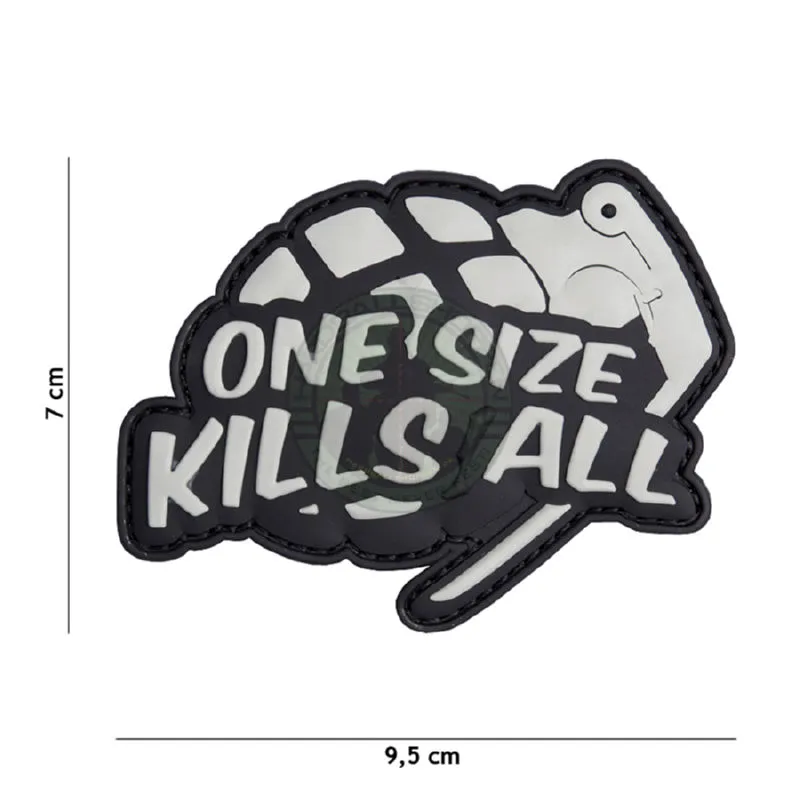 3D PVC, One Size Kills All, Grå