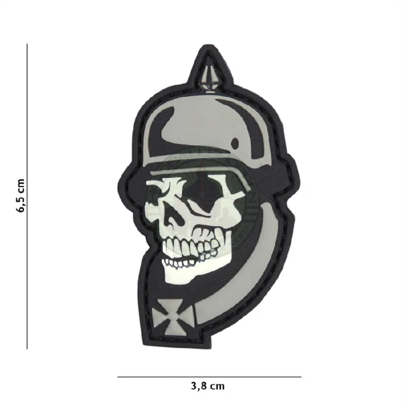3D PVC, WWI Skull, Grå