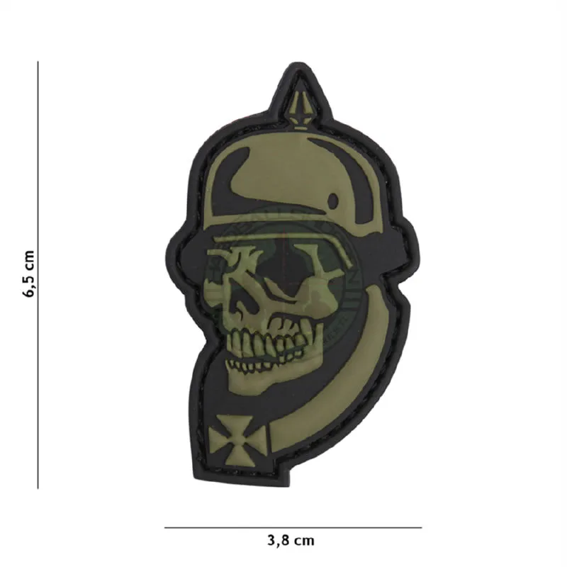 3D PVC, WWI Skull, Grøn