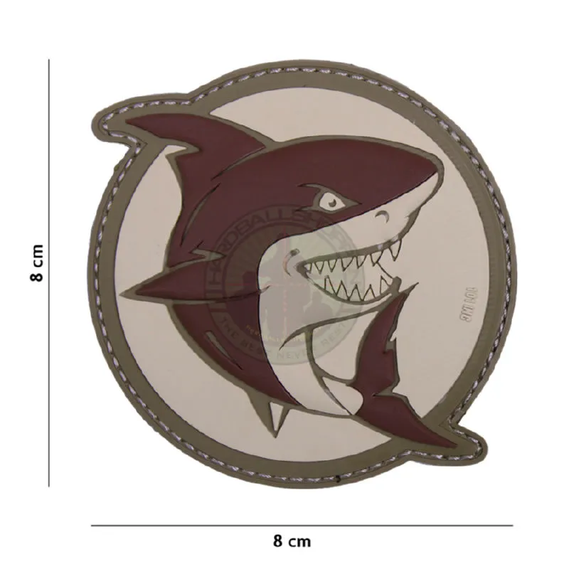 3D PVC, Attacking Shark, Brun