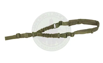 Padded Single Point Sling Med 2 Montager – Oliven