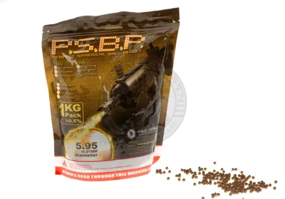G&g – Perfect BB’s 0,25 gr 4000 Stk, Brun