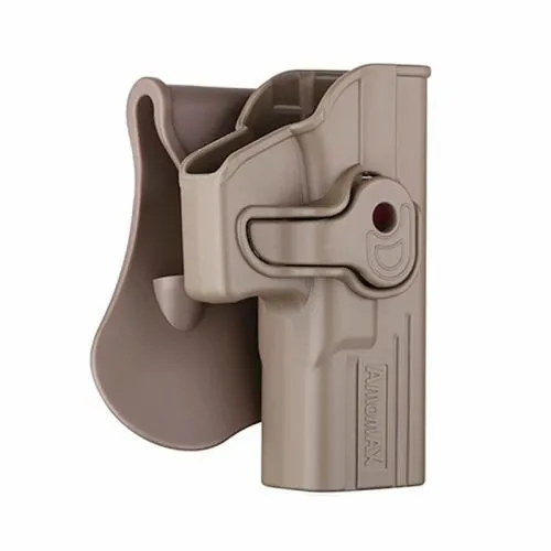 Amomax Pistolera Rigida Glock · Tan / FDE