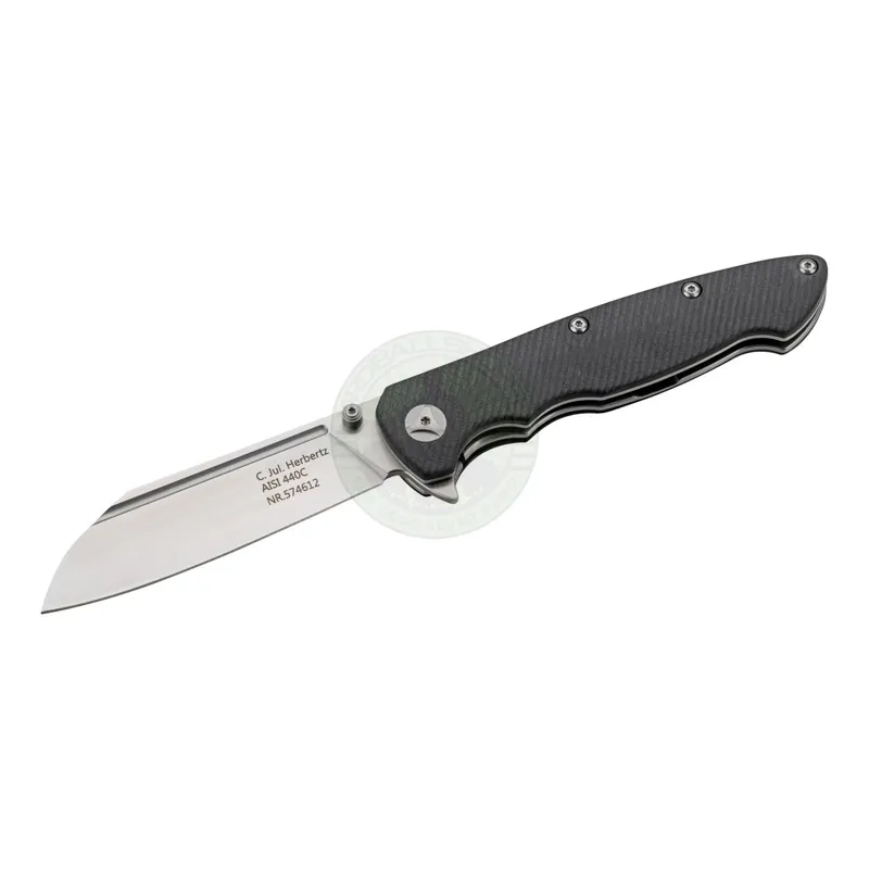 Foldekniv G10, Sort M. Bælteclip