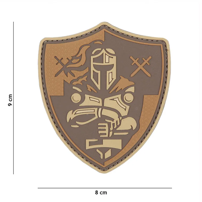 3D PVC Caballero Medieval · Tan / FDE