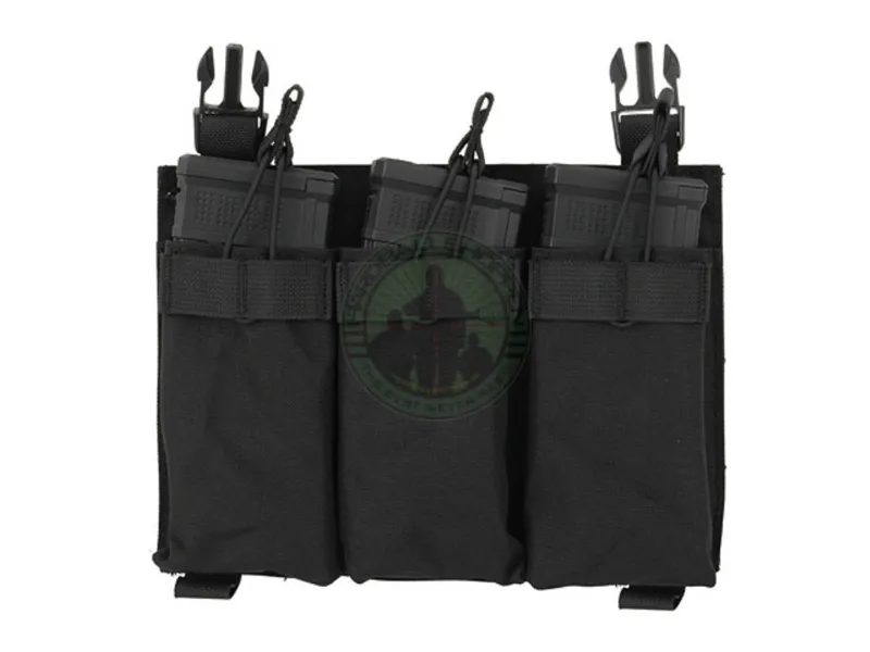 Buckle Up Triple 5.56 Magasin Panel, Sort