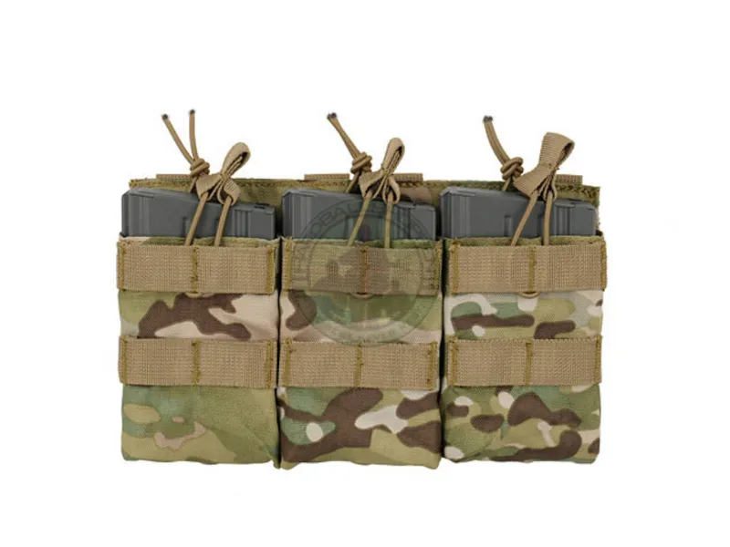 Open Top Triple 7.62 Magasintaske · Multicam