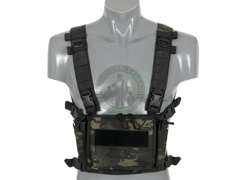 Compact Multi Mission Chest Rig · Multicamo black