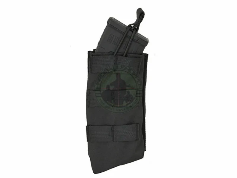 Open Top Single 7.62x39 AK Magasintaske, Sort