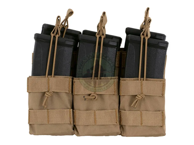 Triple Stacker M4/M16/AR-15 Magasintaske · Tan / FDE