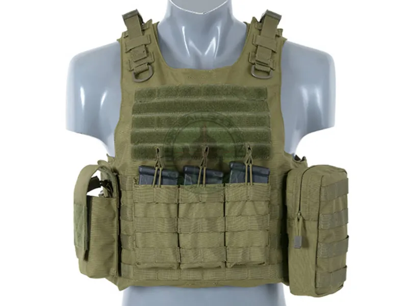 Lightweight AAV FSBE Assult Vest System V2, Grøn