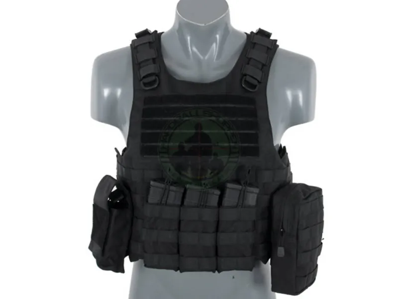 Lightweight AAV FSBE Assult Vest System V2, Sort