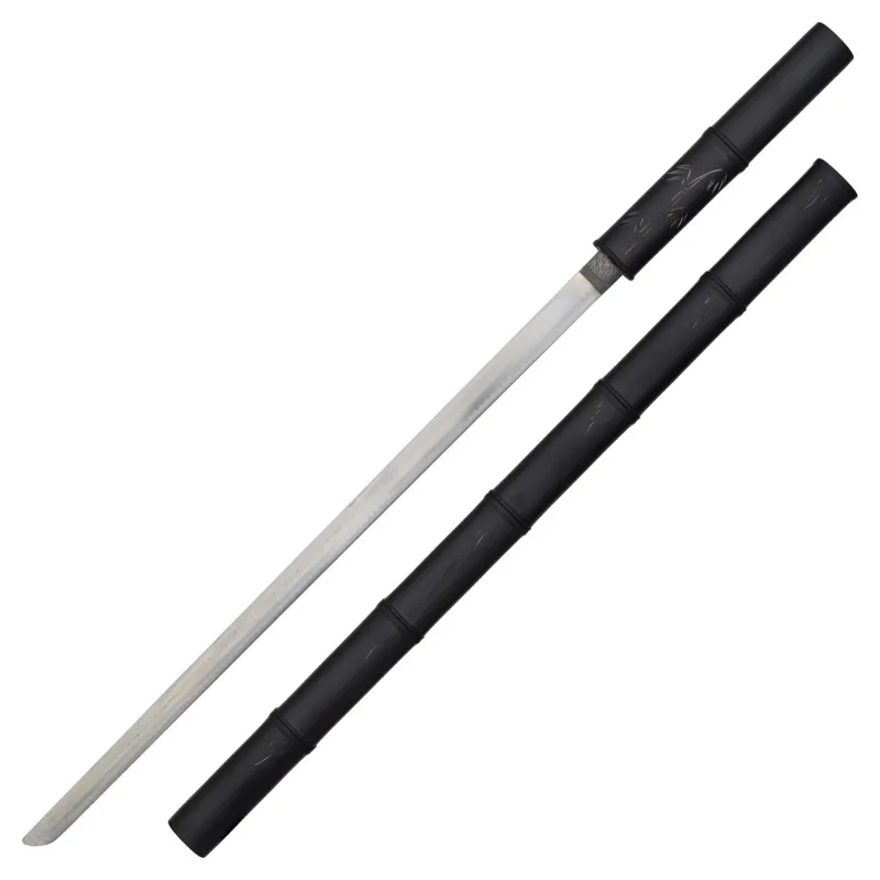 Katana Ornamental, Bambú · Negro