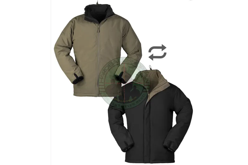 MilTec – Cold Weather Jacket, Vendbar, Sort · Verde / OD