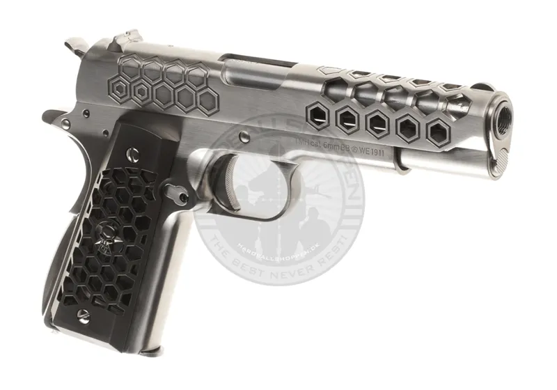 WE – M1911 Hex Cut Full Metal · Negro