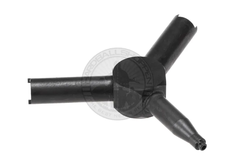 Metal – Ventilværktøj, Valve Key, Sort