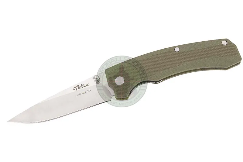 Tekut – Enhåndsbetjent Kniv, Model Zero, Grøn