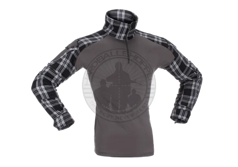 Combat Shirt, Flannel, Sort