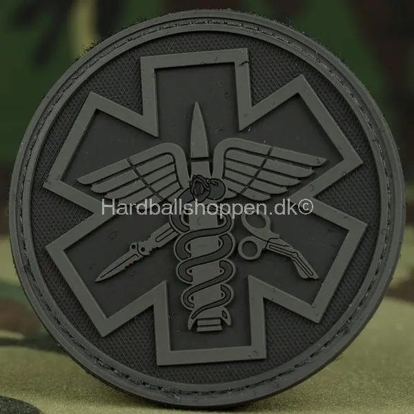 3D PVC, para Medic, Sort-Grå