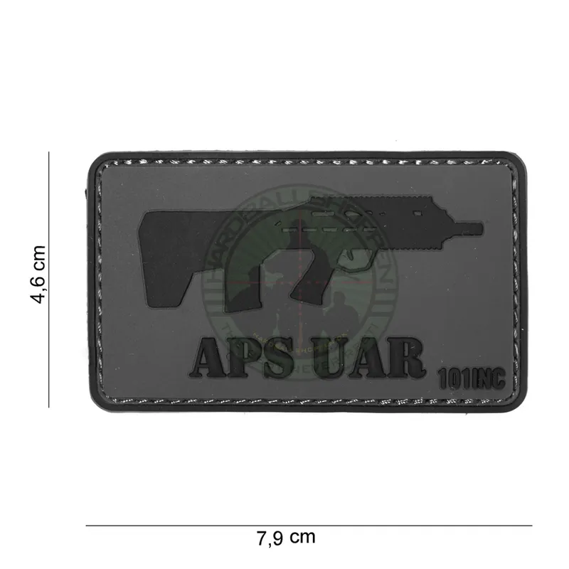 3D PVC, APS Uar, Sort