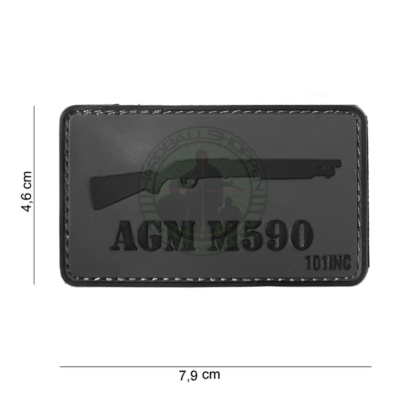 3D PVC, M590, Sort