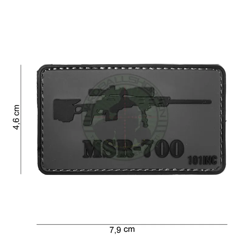 3D PVC, MSR-700, Sort