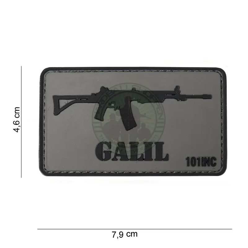 3D PVC, Galil, Sort