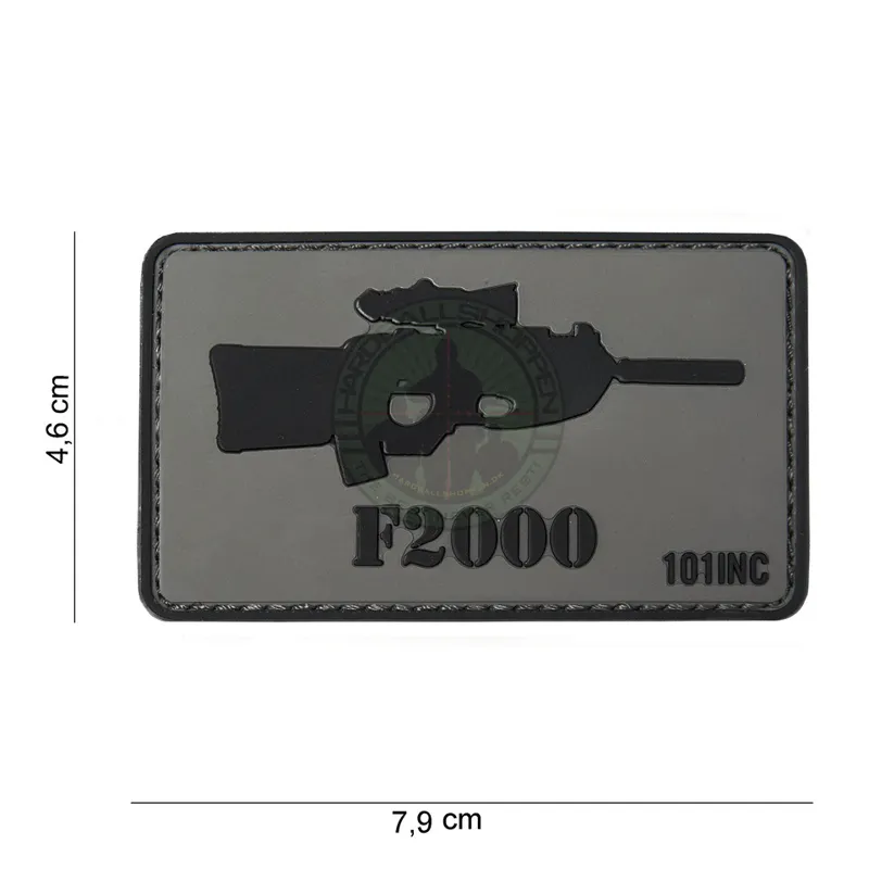 3D PVC, F2000, Sort