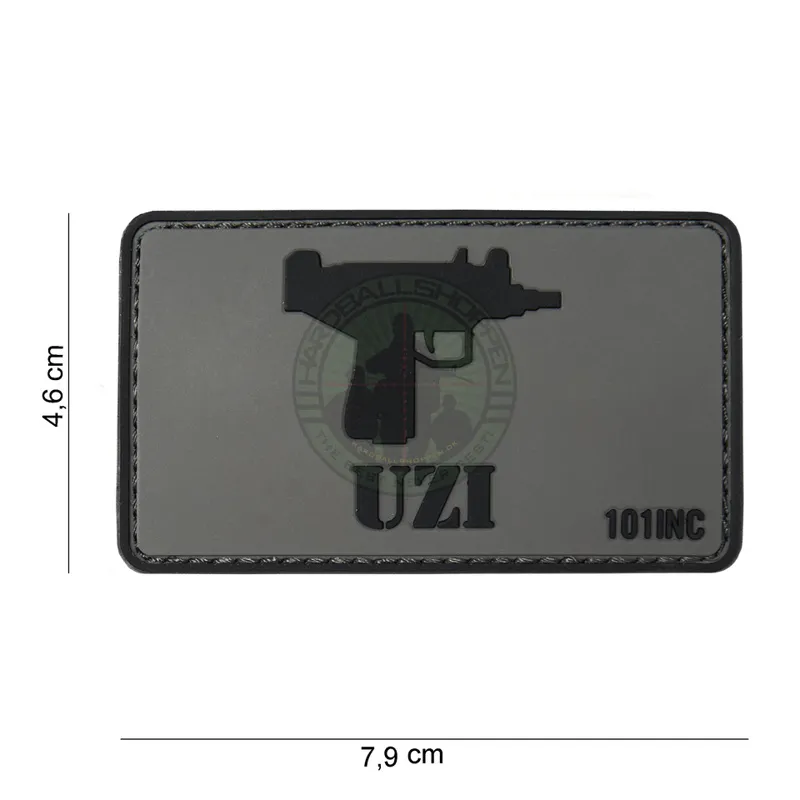 3D PVC, Uzi, Sort