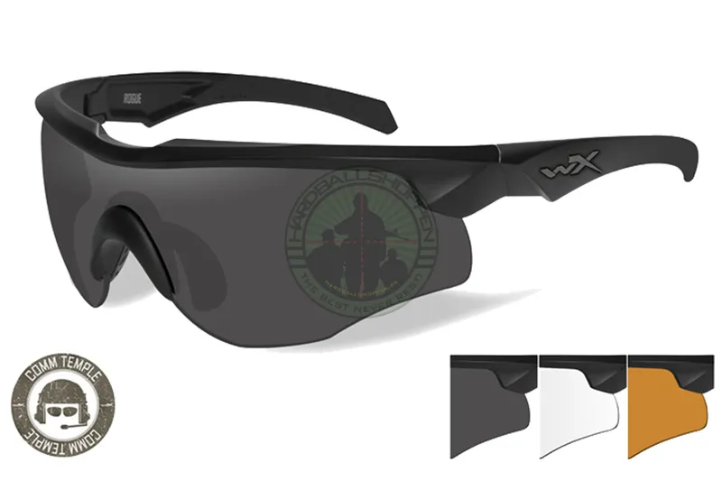 ROGUE COMM /Clear/Rust Frame · Grey black