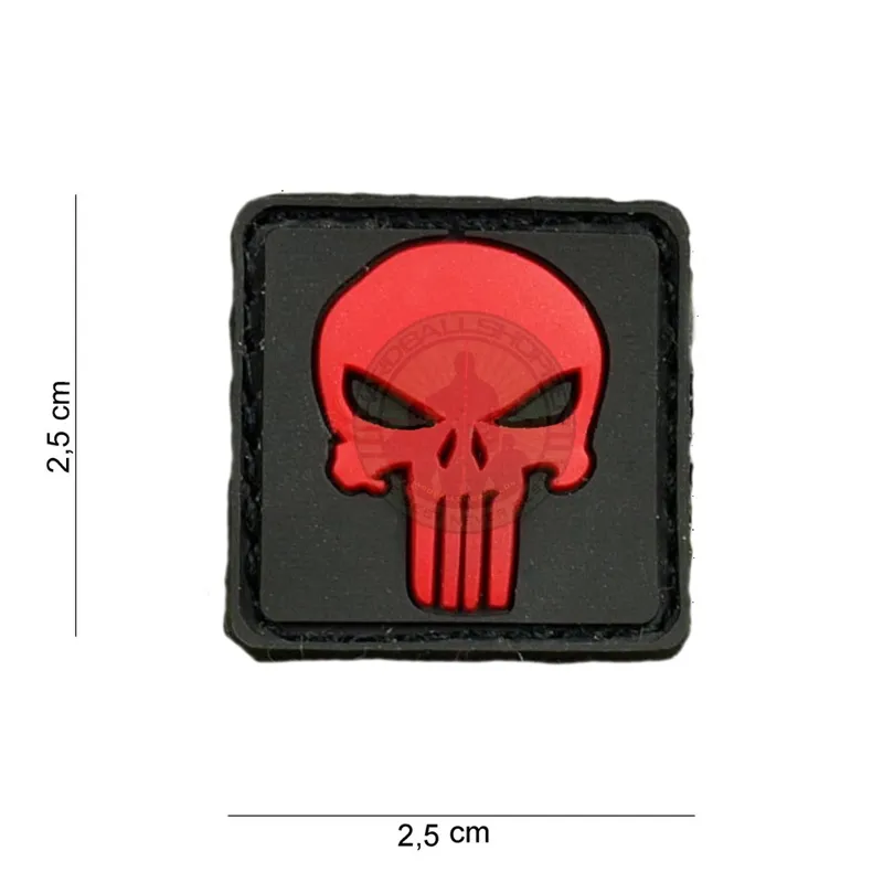 3D PVC, Punisher, Rød