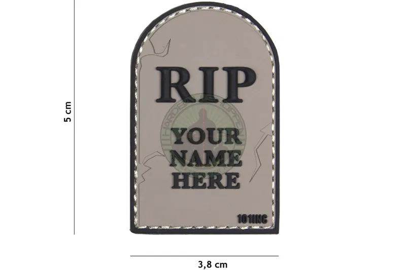 3D PVC, Rip, Grå/Sort