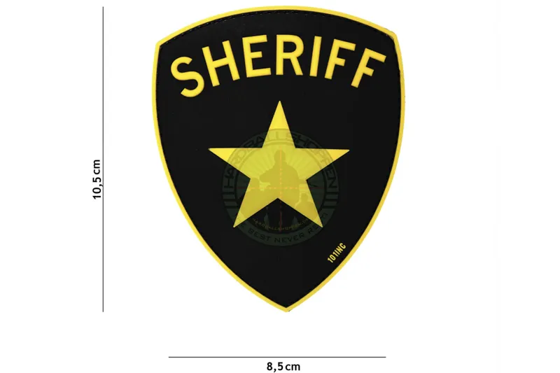 3D PVC, Sheriff, Full Color