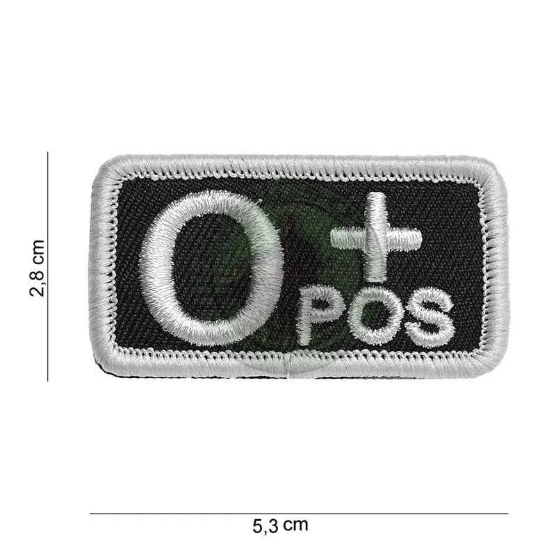 Patch, Blodtype, o+ Positiv