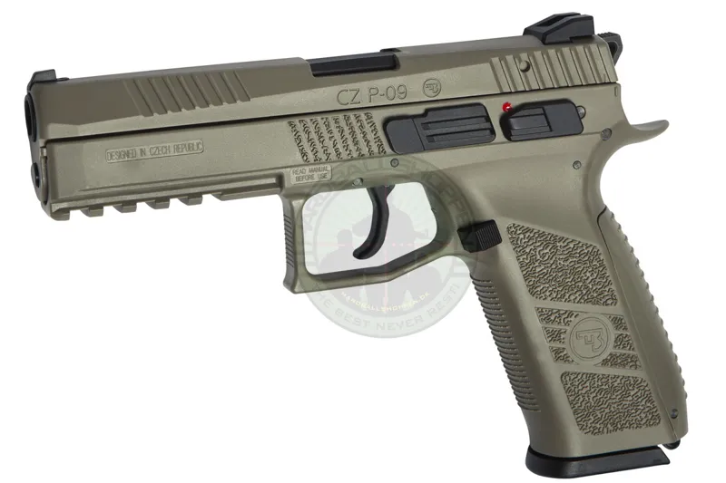 CZ P-09,, Polymerslæde · Tan / FDE