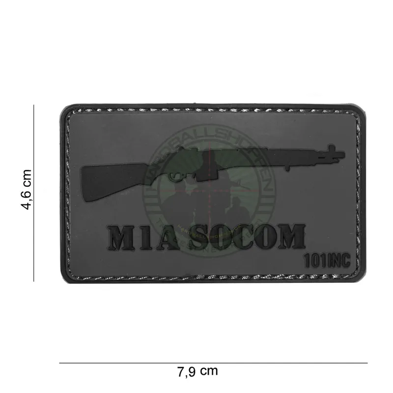 3D PVC, M1A Socom, Sort · Negro