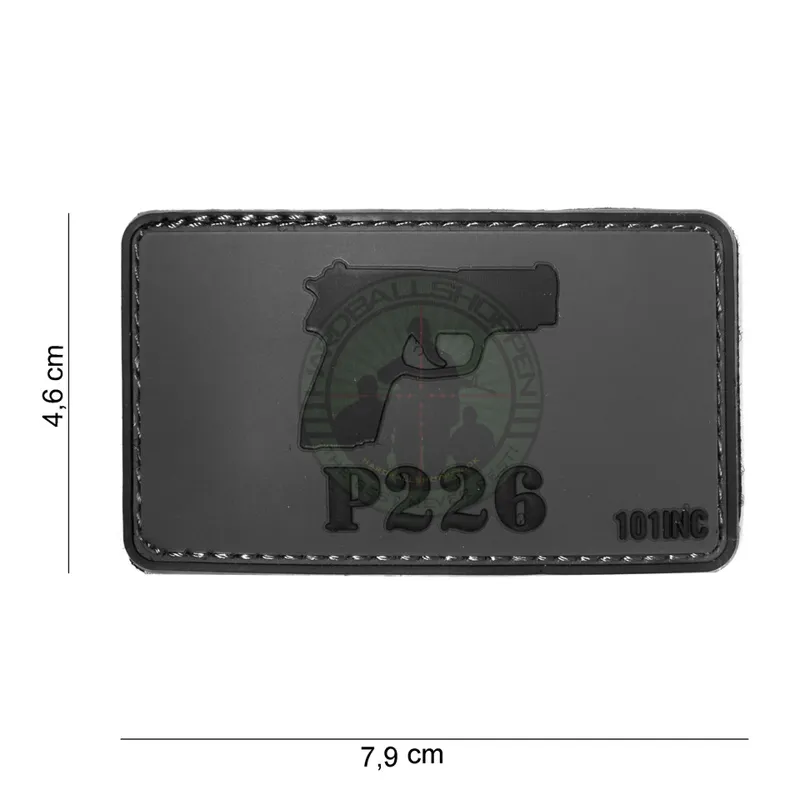 3D PVC, P226, Sort · Negro