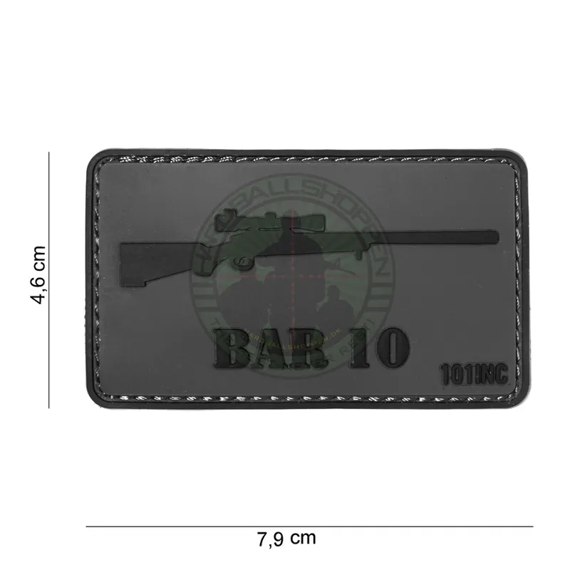 Hbsimp – 3D PVC, Bar 10, Sort