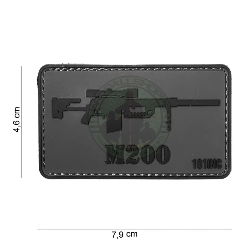 3D PVC, M200, Sort