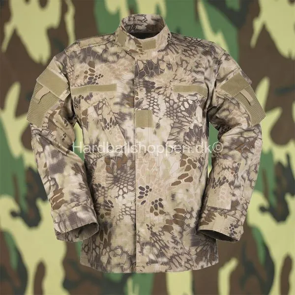 Miltec – US ACU Jakke, Ripstop, Mandra · Tan / FDE