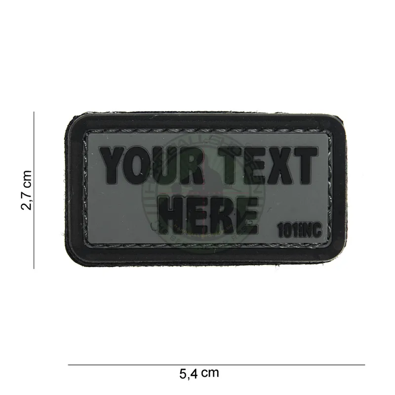 3D PVC, Your Text Here
