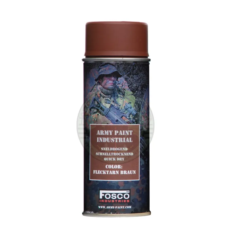 FOSCO – Spraymaling, 400ml Brun · Flecktarn
